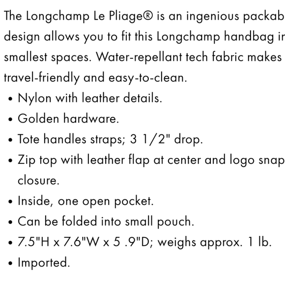 Longchamp small bags..Brown @$120 each picture shows detail. - Picture 2 of 8